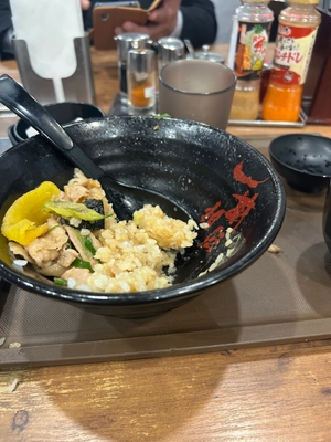 かなり減ってきた丼